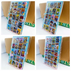 8件 辛普森日系3D加厚立体泡泡贴纸PVC人造皮革泡棉贴防水手帐本定制