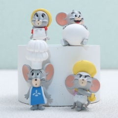 4PCS/SET 3-5CM Tom and Jerry Cartoon Anime PVC Figures