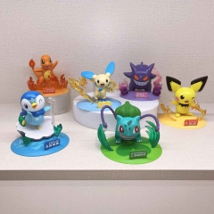 OPP Bag）6PCS/SET 2 Styles Pokemon Cartoon Anime PVC Figure