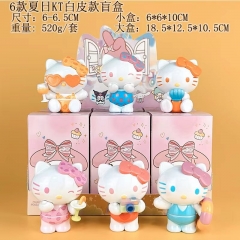 "6款夏日KT白皮款盲盒 【优质款】" 6-6.5cm