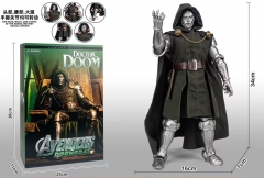 34cm Victor von Doom Cartoon Movable Anime PVC Figure Doll Toys