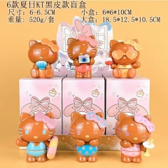 "6款夏日KT黑皮款盲盒 【优质款】"6-6.5cm