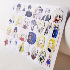2 Styles Summer Time Rendering Cartoon Anime Waterproof Stickers