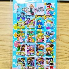8PCS Bluey Cartoon PVC Anime Waterproof Stickers