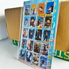 8PCS Dragon Ball Z Cartoon PVC Anime Waterproof Stickers