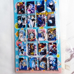 8PCS That Time I Got Reincarnated as a Slime Cartoon PVC Anime Waterproof Stickers