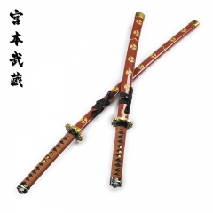 刃牙道无敌武士宫本武藏cos木刀动漫周边道具儿童玩具漫展未开刃