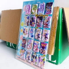 8件 卡通布鲁伊3D加厚立体泡泡贴纸PVC人造皮革泡棉贴防水手帐本定制