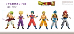 6PCS/SET Dragon Ball Z Cartoon Anime PVC Figure Toy