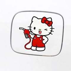 hellokitty凯蒂猫汽车油箱盖新能源汽车充电口标识装饰贴防水防晒
