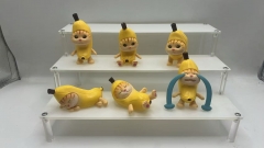 6PCS/SET Cute Cat Cartoon Anime PVC Figure Toy