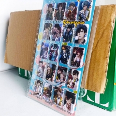 8PCS Light and Night Cartoon PVC Anime Waterproof Stickers