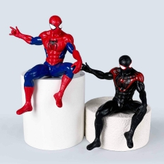 OPP Bag）2 Styles Spider-Man Cartoon Anime PVC Figure Toy