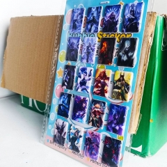 2 Styles 8PCS League of Legends Cartoon PVC Anime Waterproof Stickers