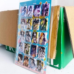 8件 天官赐福3D加厚立体泡泡贴纸PVC人造皮革泡棉贴防水手帐本定制