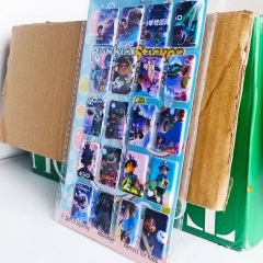 8件 移动城堡3D加厚立体泡泡贴纸PVC人造皮革泡棉贴防水手帐本定制