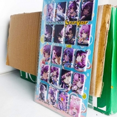 8PCS Honkai: Star Rail Cartoon PVC Anime Waterproof Stickers