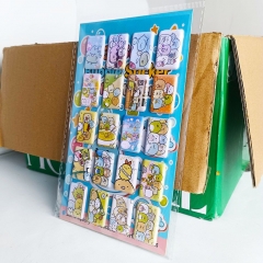 8PCS Sumikkogurashi Cartoon PVC Anime Waterproof Stickers