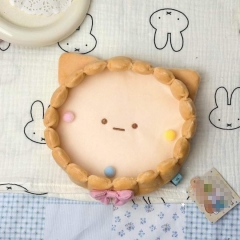 墙角生物角落生物甜品屋场景盘子系列猫咪盘超柔毛绒公仔挂件