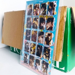 8PCS Genshin Impact Cartoon PVC Anime Waterproof Stickers