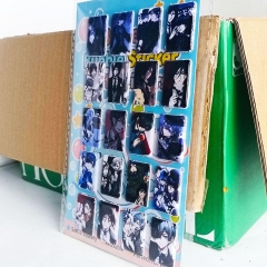 8件 卡通黑执事3D加厚立体泡泡贴纸PVC人造皮革泡棉贴防水手帐本定制