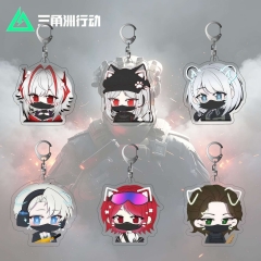 10 Styles Delta Force Cartoon Anime Acrylic Keychain