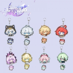 8 Styles Honkai: Star Rail Cartoon Anime Acrylic Keychain