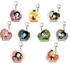 9 Styles Demon Slayer: Kimetsu no Yaiba Cartoon Anime Acrylic Keychain