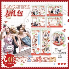 Blackpink草莓set礼包 16.2x15.8cm 明星创意礼品套装吧唧小卡片