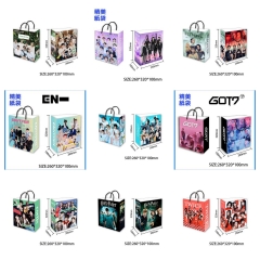 10 Styles K-POP Twice stray kids Cartoon Anime Fancy Portable Paper Bag