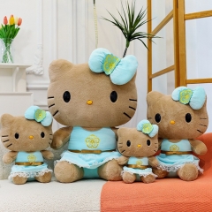 新款夏威夷黑皮猫创意公仔毛绒玩具生日礼物猫咪毛偶抓机娃娃批发