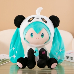 可爱熊猫初音顶宝毛绒玩具大号可爱公仔玩偶抱布娃娃枕女生日礼物
