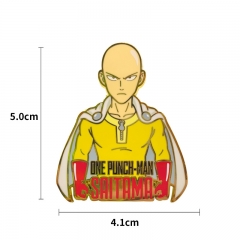 一拳超人金属徽章 日本动漫周边埼玉书包装饰胸针pins