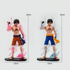 红色/蓝色特效路飞23 cm 252克