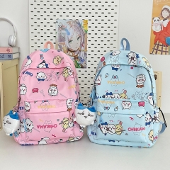 单包+挂件 日系卡通印花二次元可爱双肩包小学初高中女孩校园收纳大容量书包