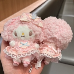 26年生日必爱诺甜美乐蒂蝴蝶结小羊玩偶少女心毛绒公仔挂件包挂饰