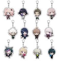 12 Styles Danganronpa: Trigger Happy Havoc Cartoon Acrylic Anime Keychain