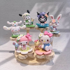 OPP Bag）6PCS/SET Sanrio Hello Kitty Cartoon Anime PVC Figure