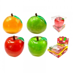 9PCS/SET Fruits Apples Oranges Squeeze Toy Anti Stress Release