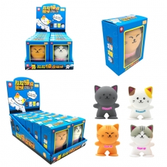 12PCS/SET Animal Cat Squeeze Toy Anti Stress Release