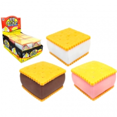 12PCS/SET Sandwich Biscuit Squeeze Toy Anti Stress Release