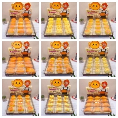 15 Styles 12PCS/SET Food Bread Shape Squeeze Toy Anti Stress Release