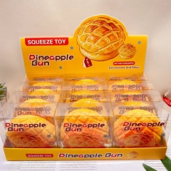 12PCS/SET Food Bread Shape Squeeze Toy Anti Stress Release