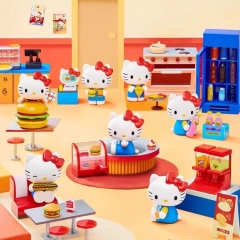 6个 Hello Kitty复古餐厅系列手办盲盒