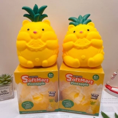 4PCS/SET Pineapple Bear Shape Squeeze Toy Anti Stress Release