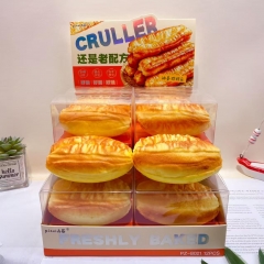 12PCS/SET Food Deep-Fried Dough Stick Shape Squeeze Toy Anti Stress Release