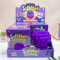 4PCS/SET Grape Shape Squeeze Toy Anti Stress Release