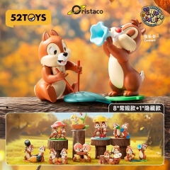 （Officially Licensed ）8PCS/SET Disney Chip an' Dale Cartoon Surprise Blind Box Anime PVC Figures