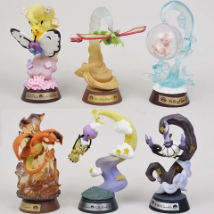 6PCS/SET Pokemon Cartoon Anime PVC Figure