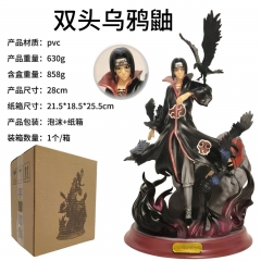 28cm Naruto Uchiha Itachi Model Cartoon Anime PVC Figure